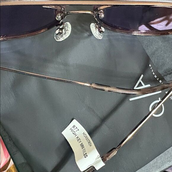 NWT Rare Quay Rimless 877 Australia High Key Mini Aviator Bronze Brown Pink - Picture 5 of 6